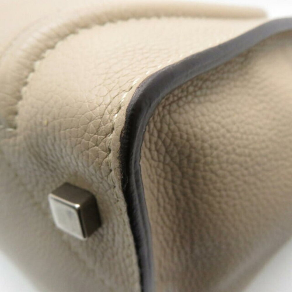 Celine Luggage Shopper Handbag Leather Gray Beige Bag - Picture 13 of 16